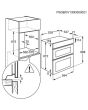 Aeg GU5CP20M Built In Electric Double Stainless Steel Oven 