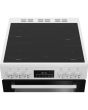 Beko EDC6731W 60Cm Electric Double Oven White With Vitroceramic Hob