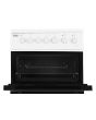 Beko EDP503W 50Cm Double Oven Electric White Cooker with Grill 
