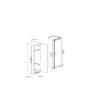Blomberg FNT4454I Integrated Frost Free White Freezer