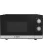 Bosch FFL020MS2B 20 Litres 800W Manual Control Black Solo Microwave