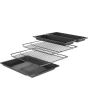 Bosch HQA534BB3B Built In Electric Single Black Oven 