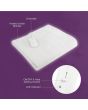 Carmen C81189 Single, Single Control Fitted Washable Electric Blanket