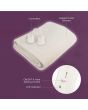 Carmen C81191 King, Double Control Fitted Washable Electric Blanket