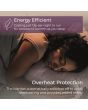 Carmen C81191 King, Double Control Fitted Washable Electric Blanket