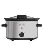 Crockpot CSC044 3.5L Stainless Steel Slow Cooker With Hinged Lid