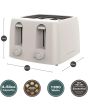 Hamilton Beach HB4T5032W 4 Slice Essentials White Toaster