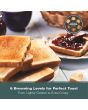 Hamilton Beach HB4T5032W 4 Slice Essentials White Toaster