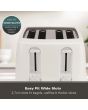 Hamilton Beach HB4T5032W 4 Slice Essentials White Toaster