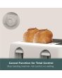 Hamilton Beach HB4T5032W 4 Slice Essentials White Toaster