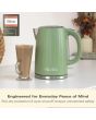 Hamilton Beach HBK012M 3Kw 1.7 Litres Harmony Matcha Green Jug Kettle