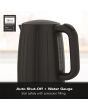 Hamilton Beach HBK8522B 3Kw 1.7 Litres Stealth Matte Black Kettle