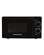 Hamilton Beach HBMX79SSB 20 Litres 700W Stainless Steel Interior Black Solo Manual Control Microwave