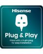 Hisense BI622AXPGUK Built In Electric Single Black And Stainless Steel Oven