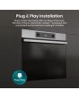Hisense BI622AXPGUK Built In Electric Single Black And Stainless Steel Oven