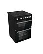 Hisense HDE3211BBUK 60Cm Electric Double Oven Black Cooker With Ceramic Hob