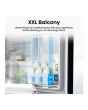 Hisense RQ5P470SYFD American Style Total No Frost Black Fridge Freezer