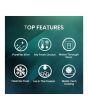 Hisense RQ5P470SYFD American Style Total No Frost Black Fridge Freezer
