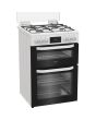 Hotpoint HDD6GDC2W 60Cm Dual Fuel White Cooker With Lid