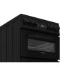 Hotpoint HDE5VDCB 50Cm Electric Double Cooker With Ceramic Hob