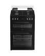 Hotpoint HDG6GDCB1 60Cm Gas Double Oven Black Cooker With Lid
