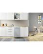 Indesit DSFE1B10SUKN Slimline 10 Place Settings Silver Dishwasher