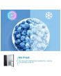 Midea MDRB379FGD30 54.7Cm 60/40 Total No Frost Black Fridge Freezer