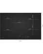 Neff T68NUV4A0 80Cm Induction Matt Black Hob
