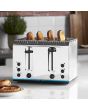 Russell Hobbs 20750 4-Slice Buckingham Polished Stainless Steel Toaster