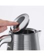 Russell Hobbs 25240 3Kw 1.7 Litres Geo Grey Stainless Steel Kettle