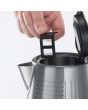 Russell Hobbs 25240 3Kw 1.7 Litres Geo Grey Stainless Steel Kettle