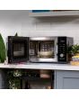 Russell Hobbs RHM2348B 23 Litres 800W Dial & Touch Control Silver Solo Microwave With Stainless Stee