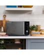 Russell Hobbs RHM2348B 23 Litres 800W Dial & Touch Control Silver Solo Microwave With Stainless Stee
