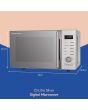 Russell Hobbs RHM2348S 23 Litres 800W Dial & Touch Control Silver Solo Microwave With Stainless Stee