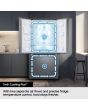 Samsung RF50C532EB1/EU 81.7Cm American Style Frost Free Black Fridge Freezer
