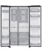 Samsung RS70F66KCFEU 91Cm Side By Side American Black Stainless Steel Fridge Freezer 