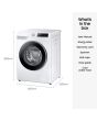 Samsung WW90DG6U85LEU1 9Kg 1400 White Washing Machine