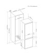 Sensis RFCMBI015450EW Integrated 50/50 Frost Free Fridge Freezer