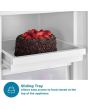 Sensis RFTLF01Z54EW Upright Tall Low Frost White Freezer 