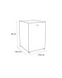 Sensis RFUCF01L54EW 54Cm Under Counter White Larder Fridge