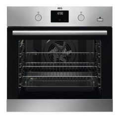 Aeg BES35501EM Built In Electric Single Stainless Steel Oven 