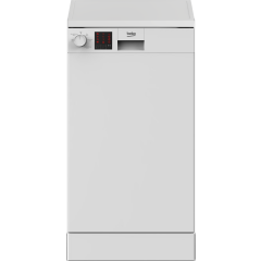 Beko DVS05C20W Slimline 10 Place Settings White Dishwasher 