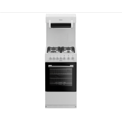Blomberg GGS9151W 50Cm Gas Single Eye Level Grill White Cooker