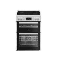 Blomberg HKRN651W 60Cm Double Oven White Cooker With Vitroceramic Hob