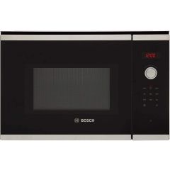 Bosch BFL553MS0B Built In 25 Litres 900W Stainless Steel Solo Microwave