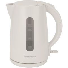 Hamilton Beach HBK1301W 3Kw 1.7 Litres Essentials White Kettle
