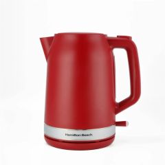 Hamilton Beach HBK3045MR 3Kw 1.7 Litres Ella Matt Red Jug Kettle