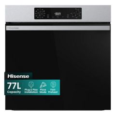 Hisense BI622AXPGUK Built In Electric Single Black And Stainless Steel Oven