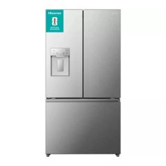 Hisense RF815N4SESE American Style Total No Frost Plumbed Water Silver Fridge Freezer 