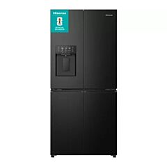 Hisense RQ5P470SYFD American Style Total No Frost Black Fridge Freezer 